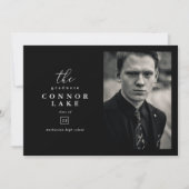 Classic Horizontal Graduation Faire-part photo (Devant)