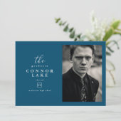 Classic Horizontal Graduation Faire-part photo (Debout devant)