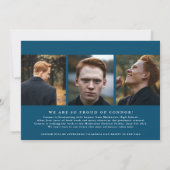 Classic Horizontal Graduation Faire-part photo (Dos)