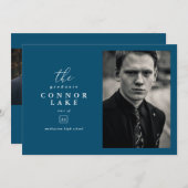 Classic Horizontal Graduation Faire-part photo (Devant / Derrière)