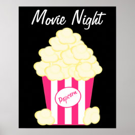 Classic Hot Buttered Popcorn Poster