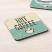 Classic Hot Coffee Bier Onderzetter (Linkerzijde)