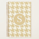 Classic Houndstooth Beige Tan & Blanc Monogramme (Devant)