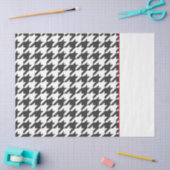 Classic Houndstooth Black White Timeless Tissuepapier (Craft)
