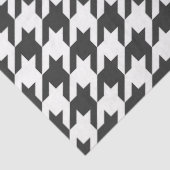 Classic Houndstooth Black White Timeless Tissuepapier (Detail)