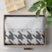 Classic Houndstooth Black White Timeless Tissuepapier (Geschenk)