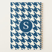Classic Houndstooth Encore Monogramme bleu et blan (Dos)