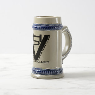 Classic HPV Logo Design op een stevige Stein! Bierpul