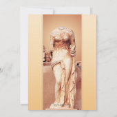 Classic Italian Love Goddess Valentijn Uitnodiging (Achterkant)