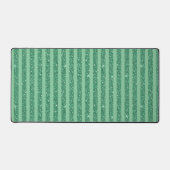 Classic Jade Green Glitter Style Vertical Stripes (Recto)