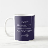 Classic Key Purple Real Estate Agent Koffiemok (Links)
