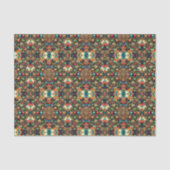 /Classic kleurrijke kerst Tissuepapier (Voorkant)