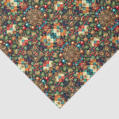 /Classic kleurrijke kerst Tissuepapier (Detail)