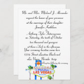 Classic Las Vegas Wedding Kaart (Voorkant / Achterkant)