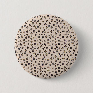 Classic Leopard Print Buttonnen Ronde Button 5,7 Cm