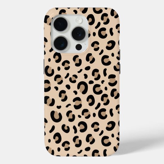 Classic Leopard Print Phone Case Stylish Animal Pa (Achterkant)