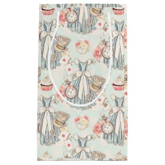 Classic Lichtblauw Alice in Wonderland Klein Cadeauzakje