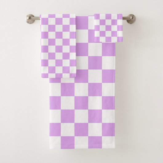 Classic light lavender checkerboard  (En situation)