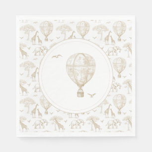 Classic Little Wild One Baby shower Toile Servet