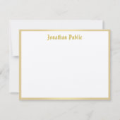 Classic look Gold Calligraphy Script Text Sjabloon (Voorkant)