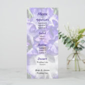 Classic Look Iris Closeup Menu Mariage (Debout devant)