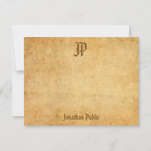 Classic Look Sjabloon Kalligrafie Script (Voorkant)