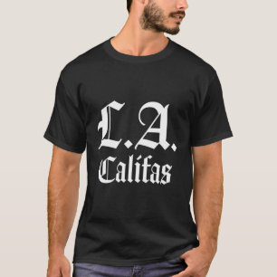 Classic Los Angeles LA Califas Oud Engels Graphi T-shirt
