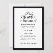 Classic Luxe | BABY SHOWER voor Britse spelling Kaart (Voorkant)