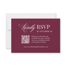Classic Luxe | Bruine Scannable QR Code Huwelijk