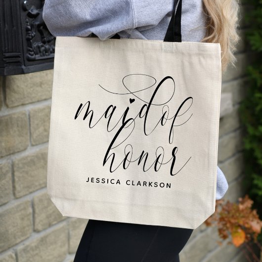 Classic Maid of Honor Canvas tas