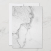 Classic Marble Faire-part - Noir (Dos)