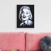 Classic Marilyn Monroe Canvas Afdruk (Insitu (Woonkamer))