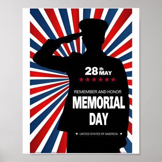 Classic Memorial Day Poster (Voorkant)