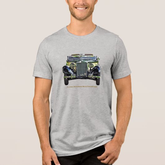 Classic Mercedes Benz Convertible Tri-Blend Shirt (Voorkant)
