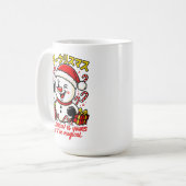 Classic Merry Christmas Snowman Mug Elegant Festiv (Devant gauche)
