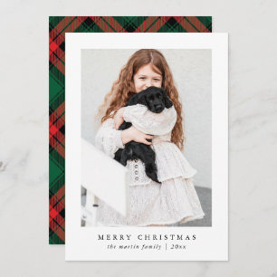 Classic Merry Red Pset Print Feestdagenkaart