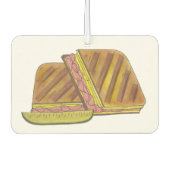 Classic Miami Cuban Sandwich Ham Pork Swiss Cheese Luchtverfrisser (Voorkant)