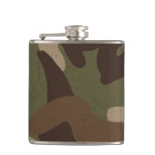 Classic Military Camouflage Pattern Heupfles (Voorkant)