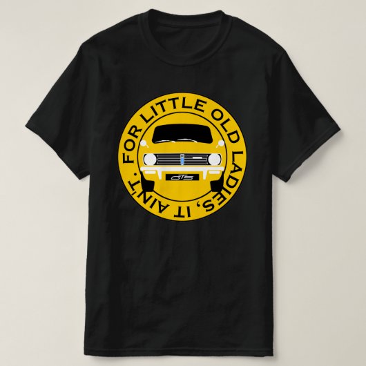 CLASSIC MINI CAR GTS T-SHIRT (Design voorkant)