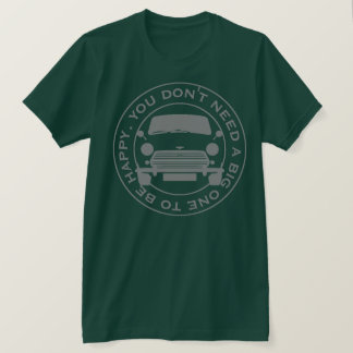 Classic Mini Car, originele lijn van 1960 van het  T-shirt