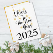 Classic Minimalist 2025 Carte de Nouvel An