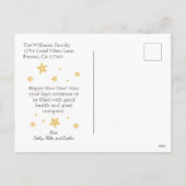 Classic Minimalist 2025 Carte de Nouvel An (Dos)