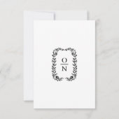 CLASSIC MINIMALIST ELEGANT SAVE THE DATE (Dos)