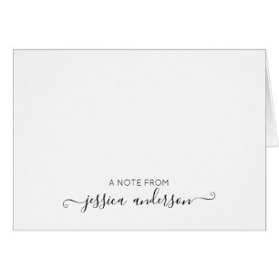 Classic modern stijlvol elegant zwart grijs script