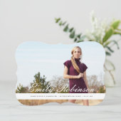 Classic Moderne Faire-part Grad (Debout devant)