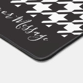 Classic moderne noir et blanc Houndstooth (Coin)