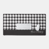 Classic moderne noir et blanc Houndstooth (Clavier et souris)