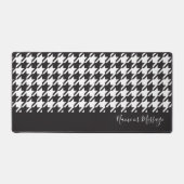 Classic moderne noir et blanc Houndstooth (Recto)