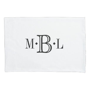 Classic Monogram Custom Pillow Hoesje Kussensloop