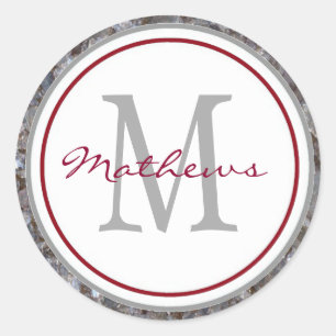Classic Monogram Envelop Afdichtingen en Stickers